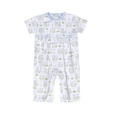 BLUE BUNNIES PIMA ROMPER