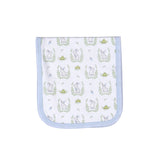 BLP-218 BLUE BUNNIES PIMA BURPING PAD