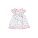 PKU-009 PINK BUNNIES PIMA DOLL GOWN