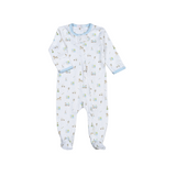 BTY-114 Baby Toys Pima Zipper Footie