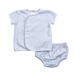 BBU-220 Blue Bunnies Pima diaper cover set