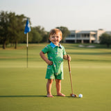 GLF-033 Golf Buddies Blue Romper