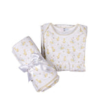 Little Ducks Baby Gown and Receiving Blanket.