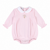 HGE-730L Pink Giraffe in the sky Hand Embroidery Bubble