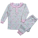 CAF-099 Casey Floral Pima Two Pcs Loungewear