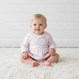 BSF-130 Pink Baby Safari Pima Ruffled Bubble