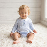HGE-630L Blue Giraffe in the sky  Hand Hand Embroidery Bubble