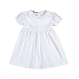 WHI-040 WHITE PIMA DRESS/NO DIAPER COVER 2T,3T,4T