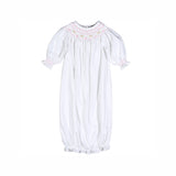 WPK-919 WHITE/PINK SMK PIMA BISHOP GOWN